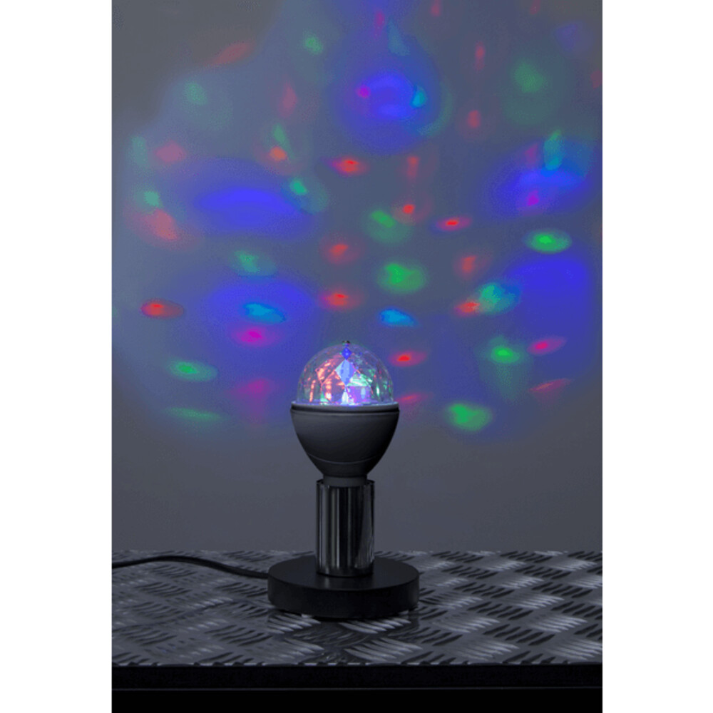 Lebendige, farbenfrohe LED Disco Licht von Star Trading zur Dekoration