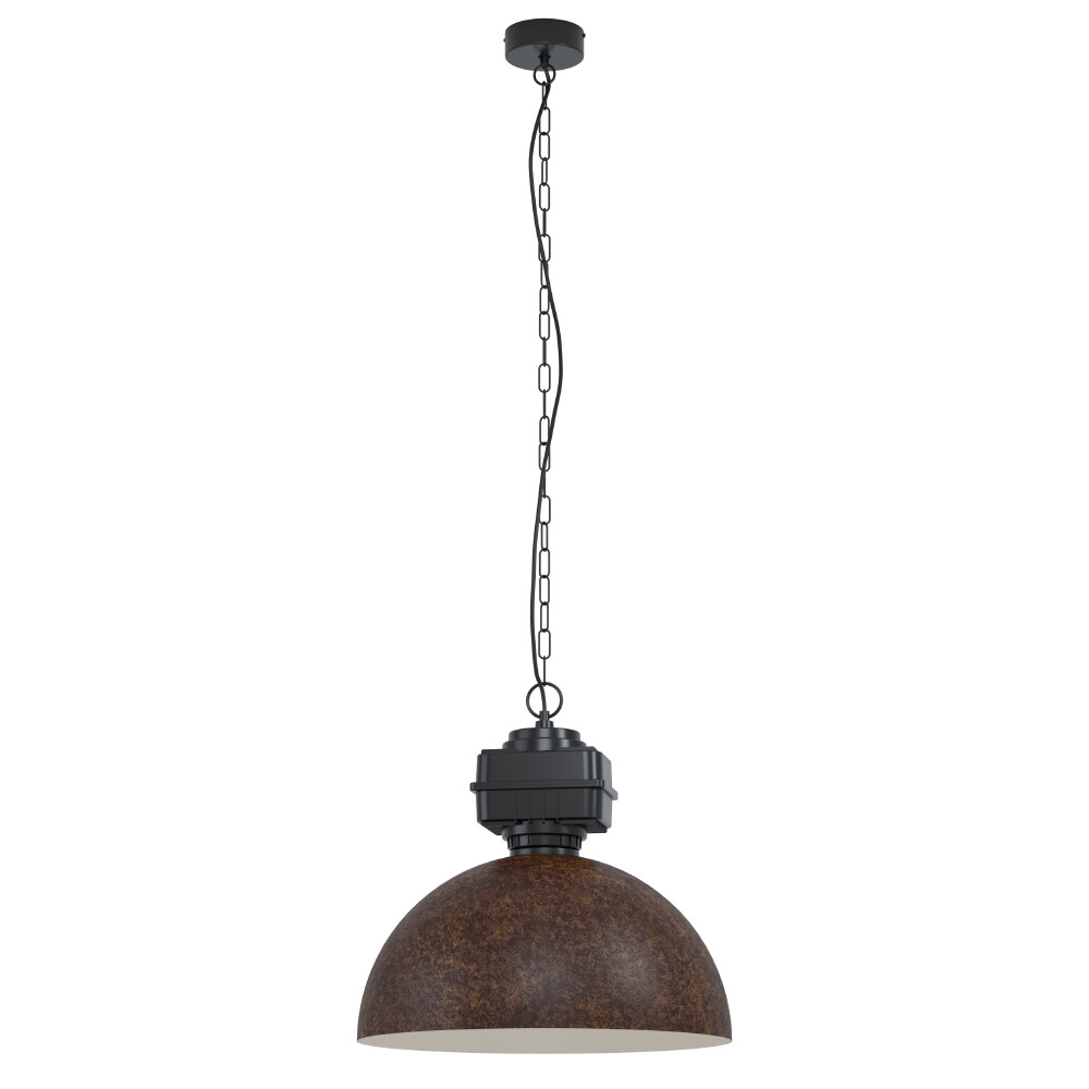 Pendelleuchte "ROCKINGHAM" Metall, schwarz, rund, 40W, E27, ø530mm, 43299