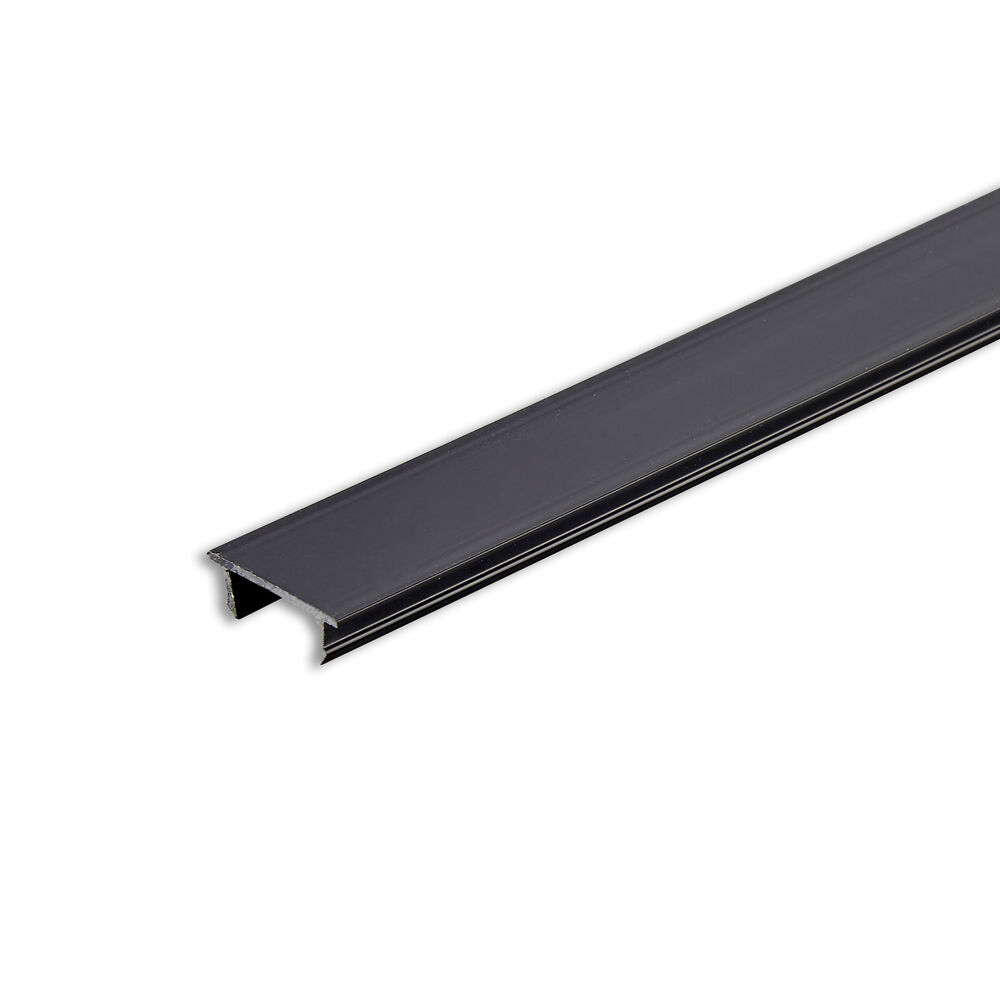 3-Phasen-DALI Schiene Blindabdeckung, 2m, schwarz