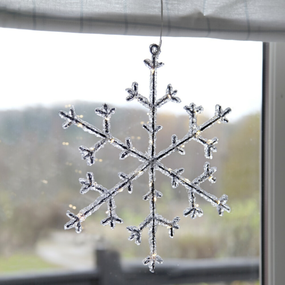 Strahlendes LED-Produkt mit wunderschönem Schneeflockendesign aus dem Hause Star Trading