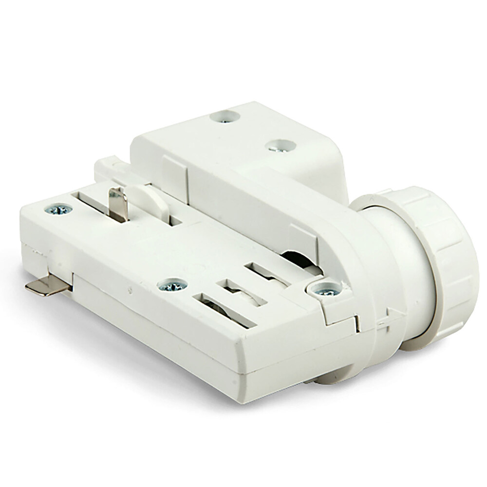 Weiße und elegant designte Schienen-Adapter von Isoled