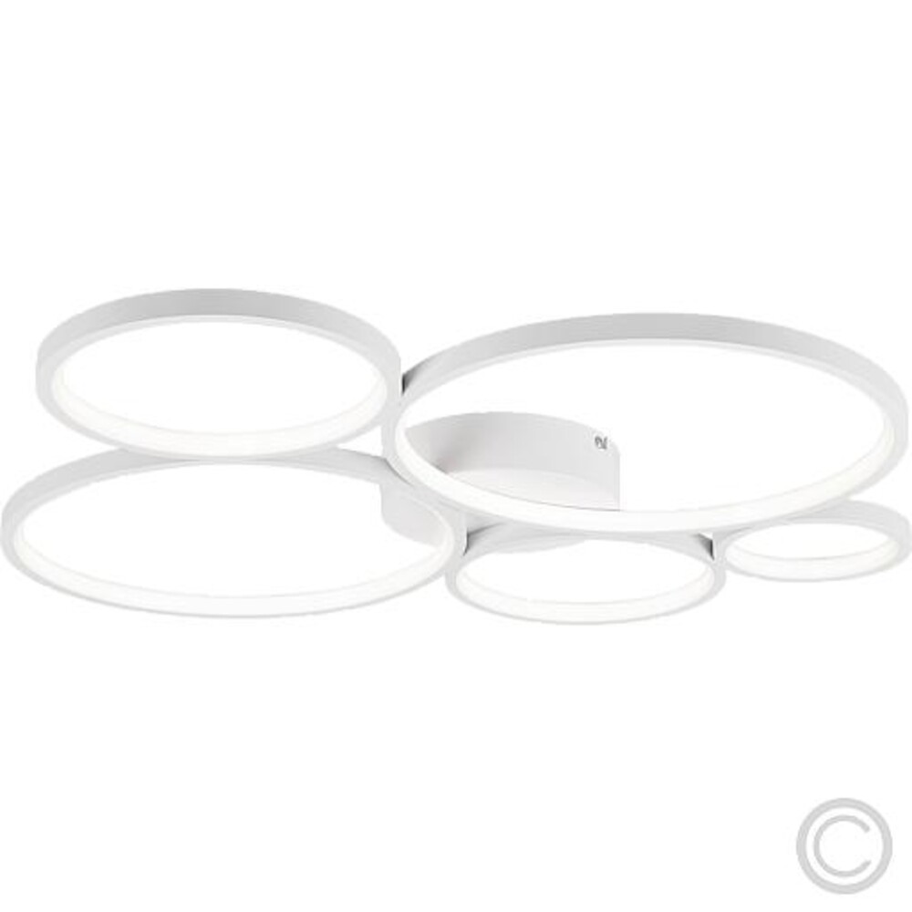 Weiße LED Deckenleuchte Rondo von der Marke TRIO