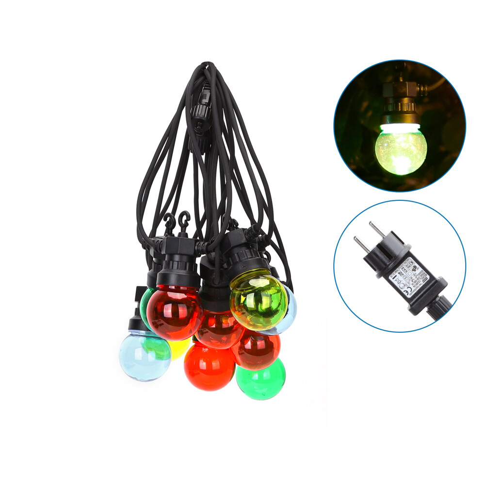 Bunt leuchtende Party Lichterkette von LED Universum