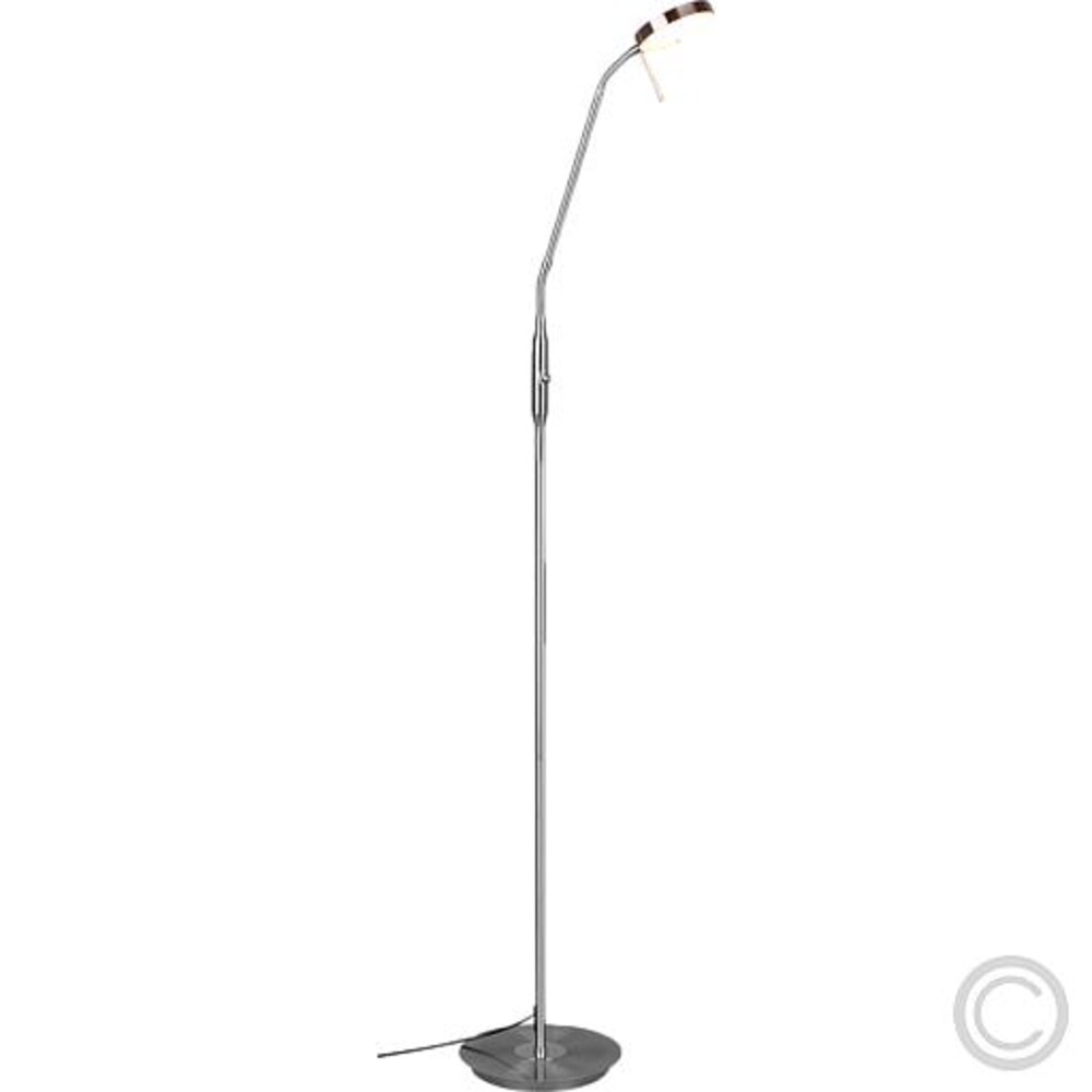 Elegant gestalteter, nickelner Kandelaber von TRIO