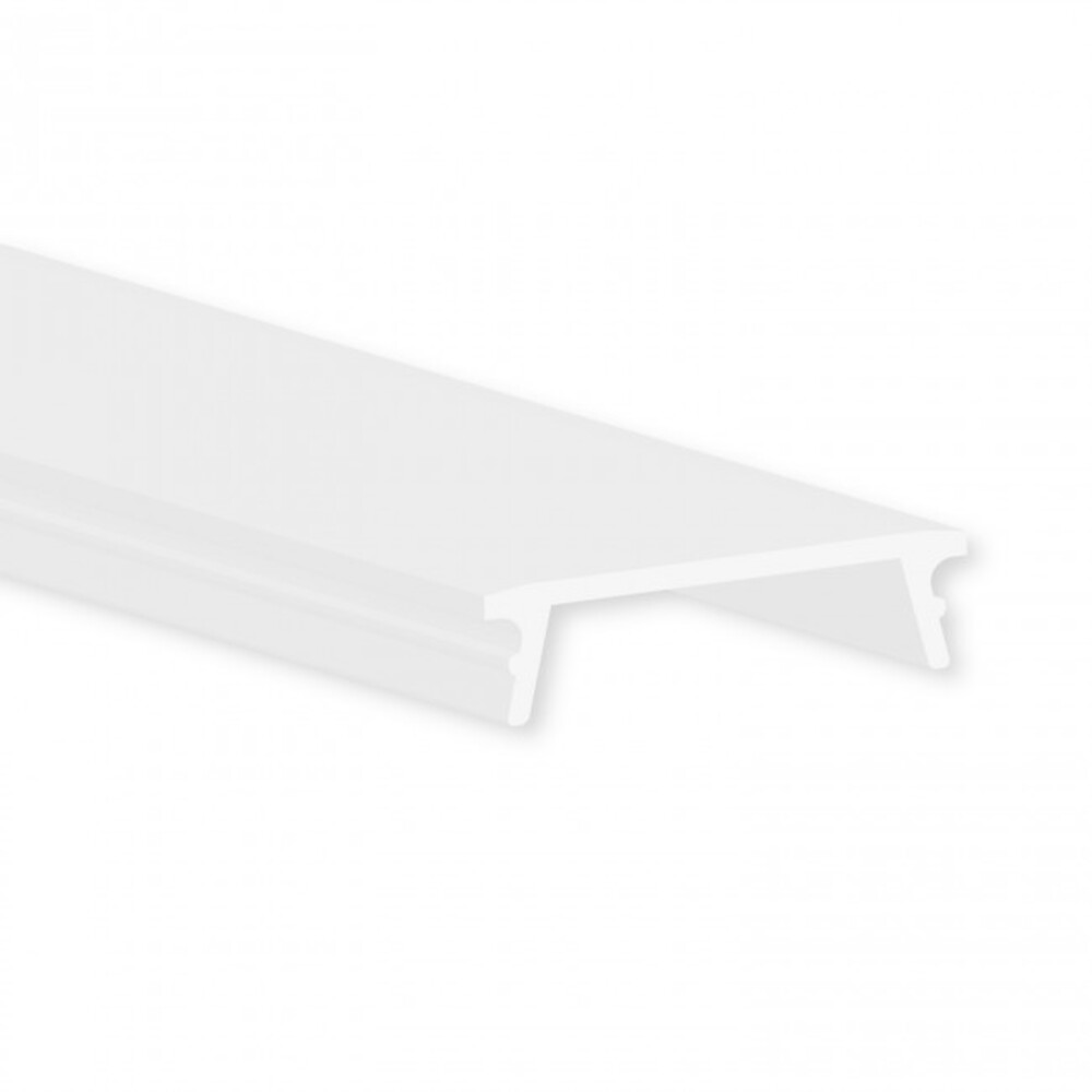 Cover C20 opal/satiniert 100 cm für Profil PN8, flach